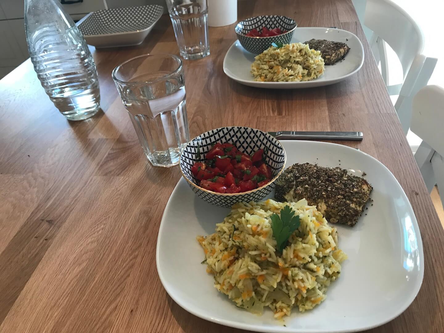 Im Bild ein Gericht von Marley Spoon