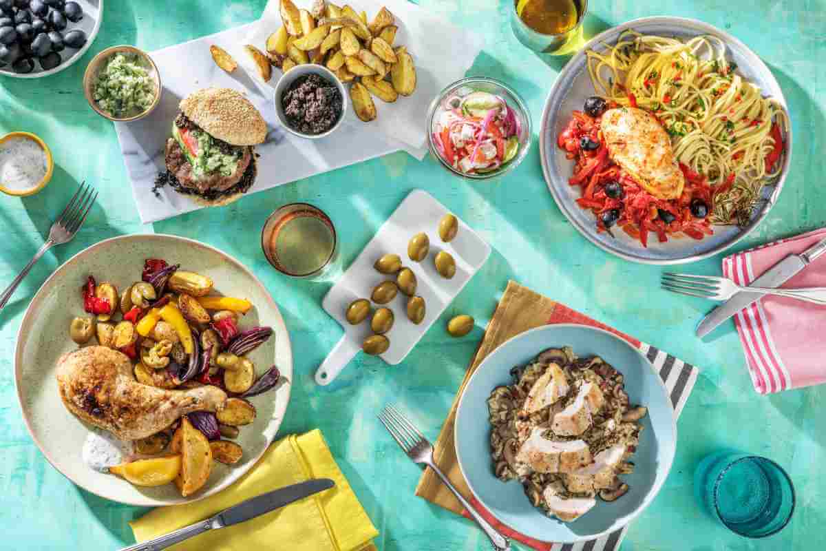 Im Bild ist ein Gericht von Hellofresh: ein oliven special